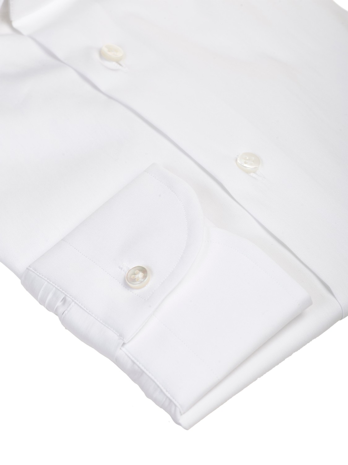 shop BAGUTTA  Camicia: Bagutta camicia in cotone, bianca.
Colletto alla francese. 
Slim fit. 
Composizione: 73% cotone 24% poliammide 3% elastan. 
Made in Italy.. 380 EBL CN9672-001 number 5167545
